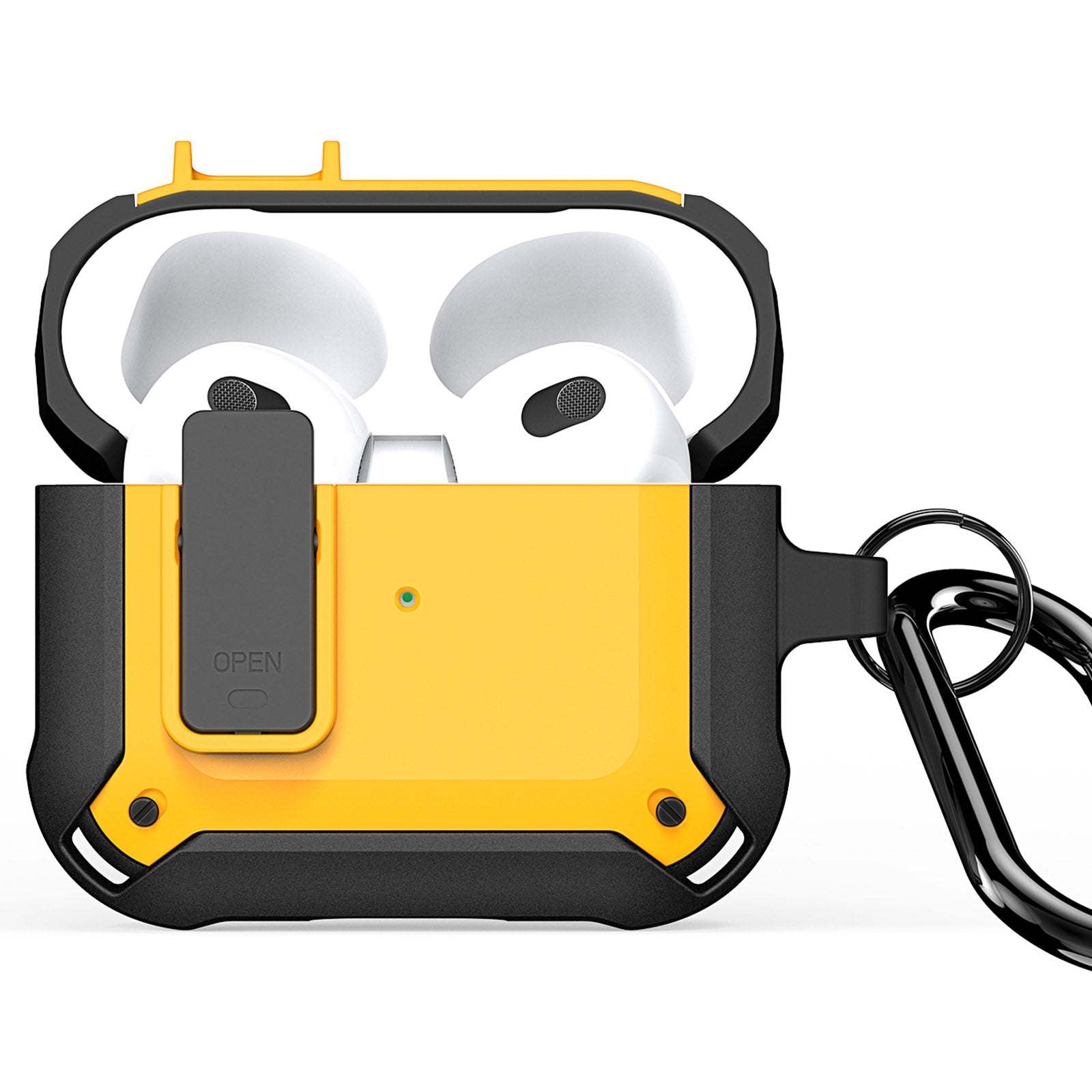 DUX DUCIS PECO Series for Apple AirPods 3 Earbuds Case Full Drop Protection Cover with Keychain DUX DUCIS PECO Series for Apple AirPods 3 Earbuds Case Full Drop Protection Cover with Keychain